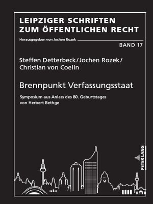 cover image of Brennpunkt Verfassungsstaat